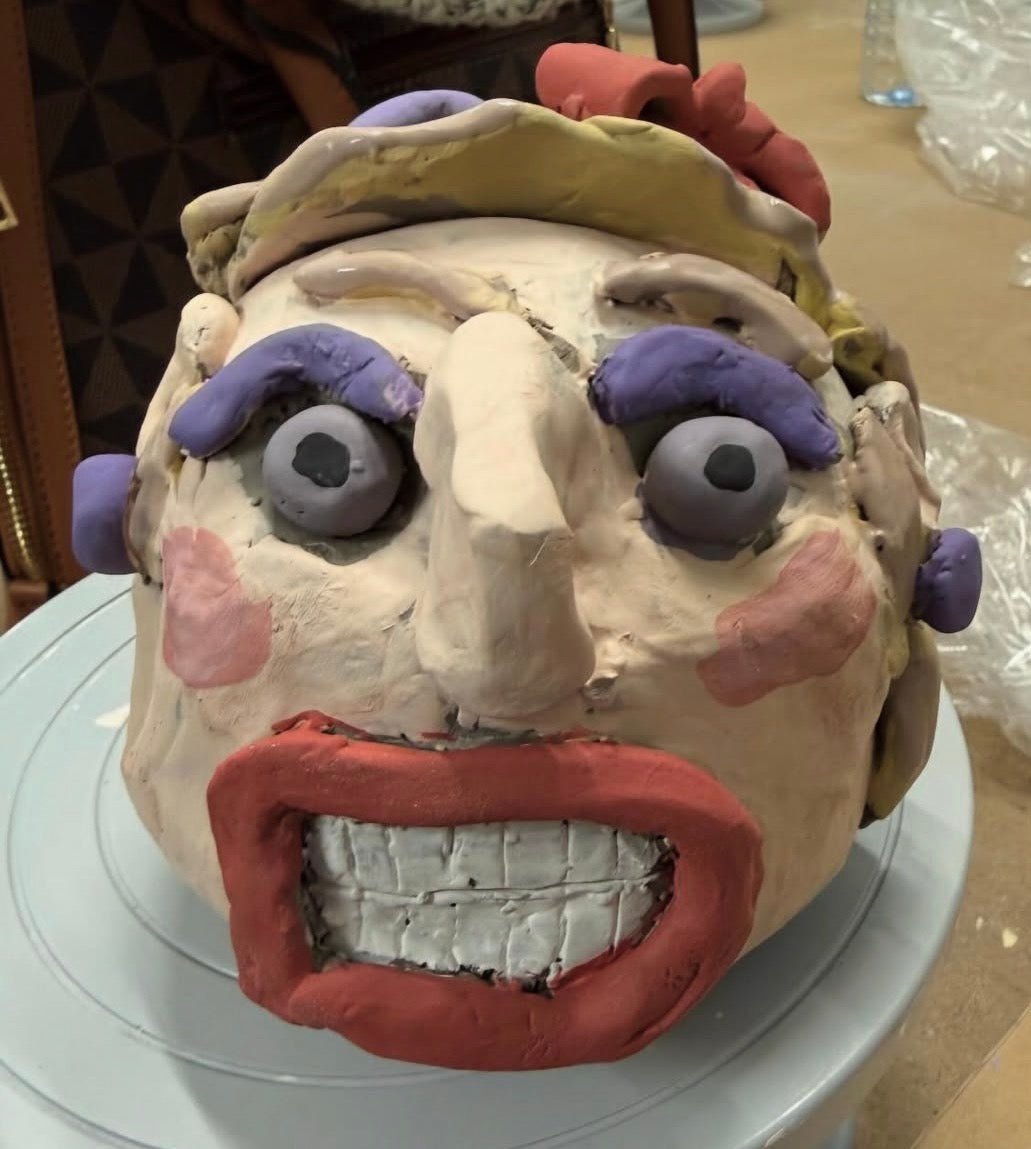 Festive face balls