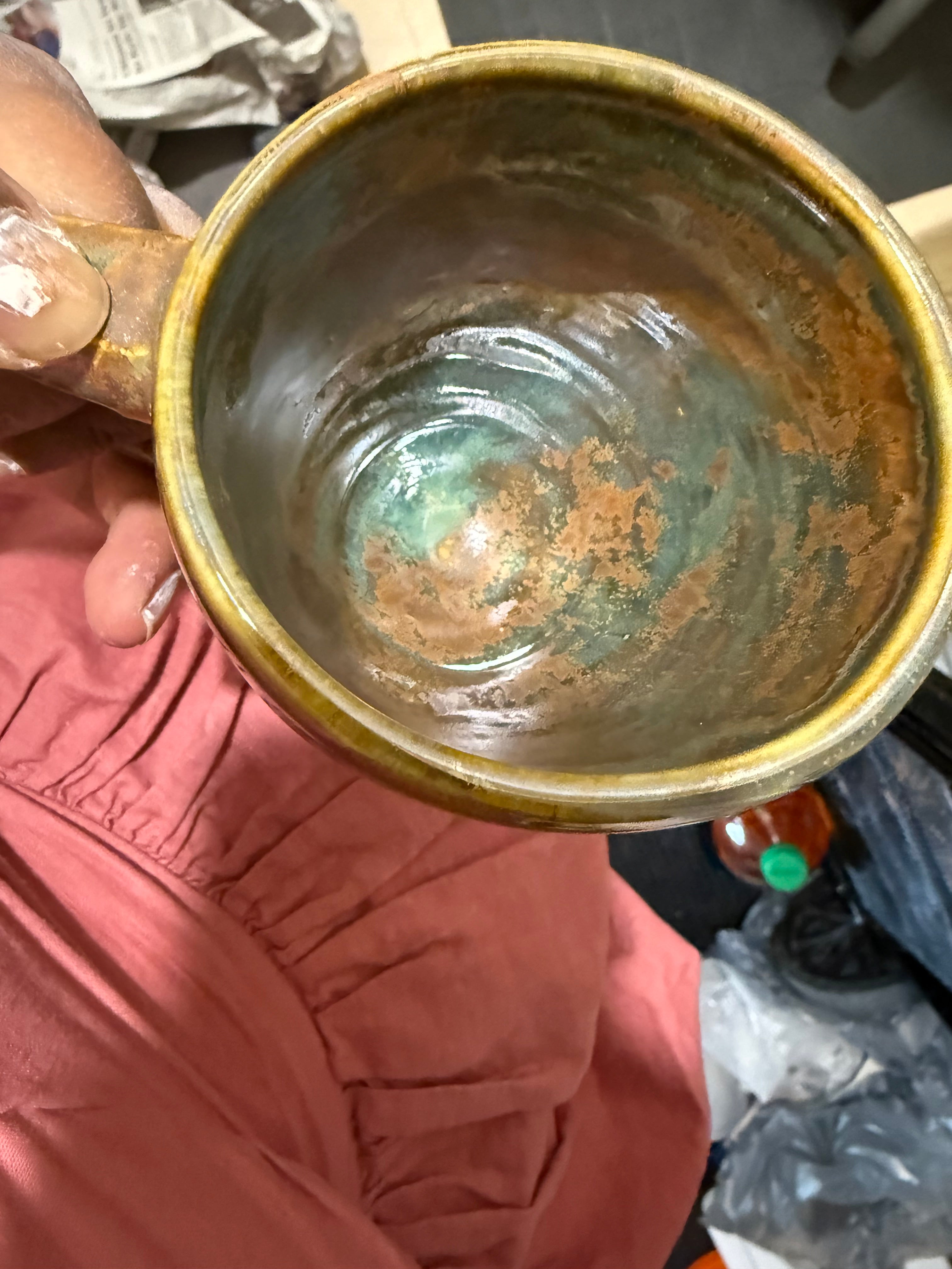 Wheel thrown Mug black walnut