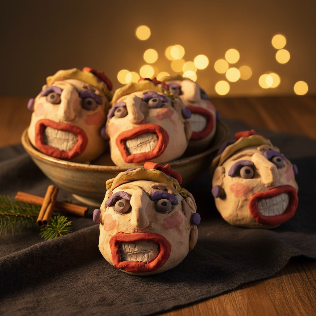 Festive Face Balls